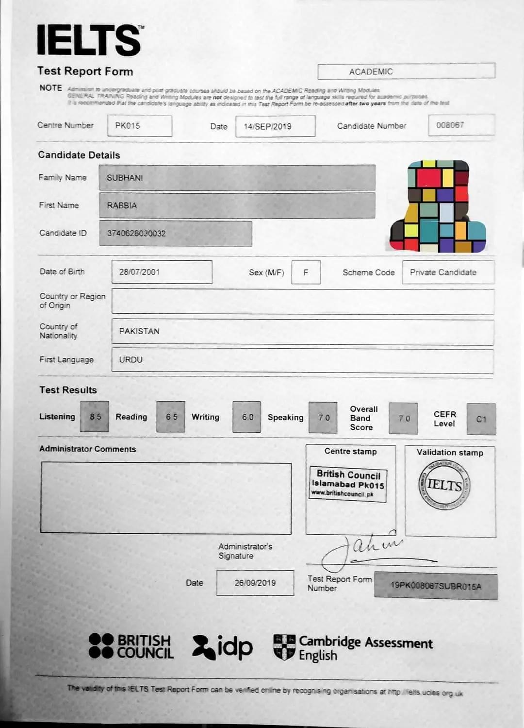 Rabbia Test Reports