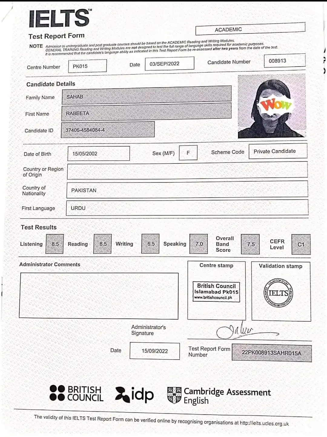 Rabeeta Test Reports